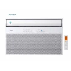 Midea Window Air Conditioner 18000 BTU Inverter - Air Conditioner - 1.50 Ton - White